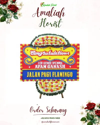 Bunga Papan Congratulation di Pasir Tanjung